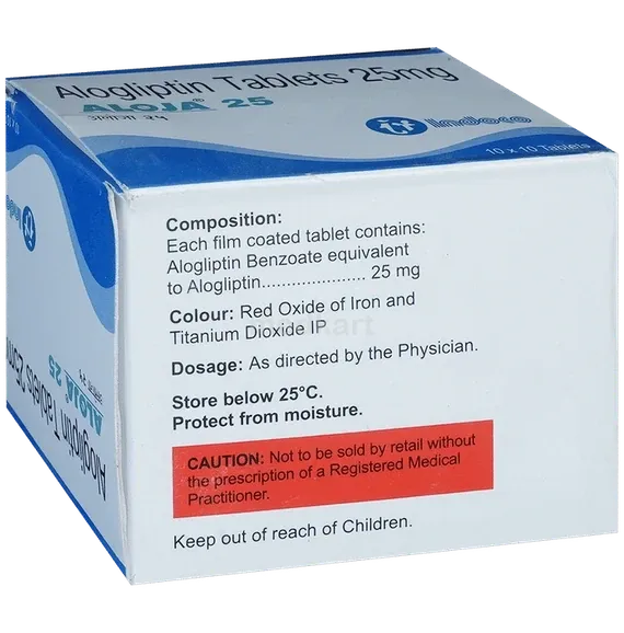 aloja 25mg tablet 10's